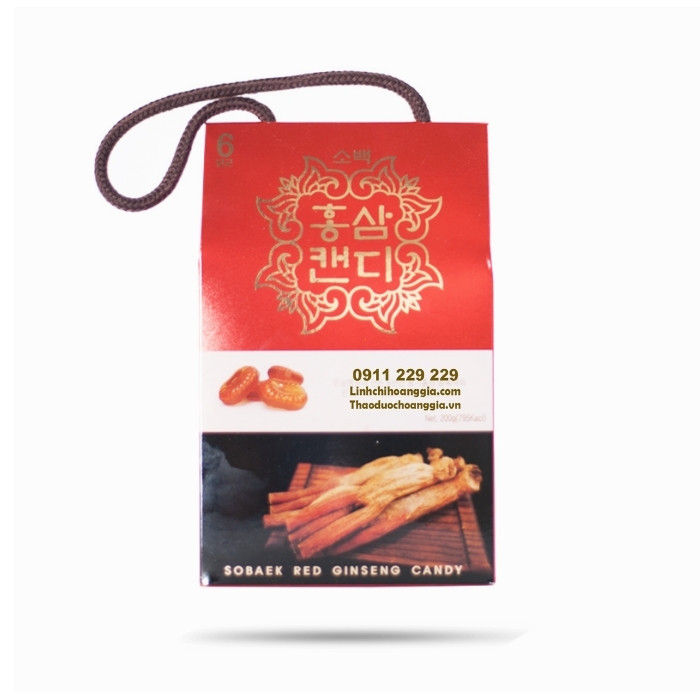 Kẹo Sâm Hàn Quốc Sobaek Korea Red Ginseng 200g