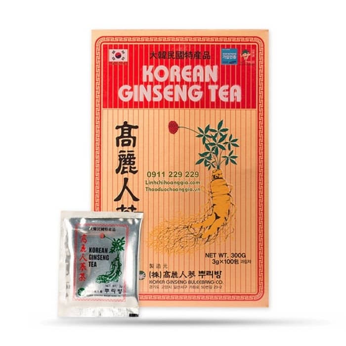 Trà hồng sâm Hàn Quốc Buleebang 50 gói