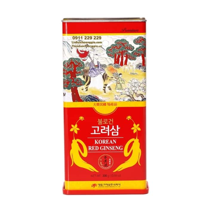 Hồng Sâm Hàn Quốc củ khô dòng Premium 150gram (6-10 củ)