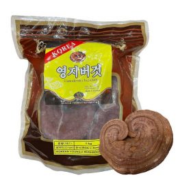 Nấm Linh Chi Hàn Quốc Túi Nâu 1Kg – Trồng Tự Nhiên (Hỗ Trợ Thái Lát)